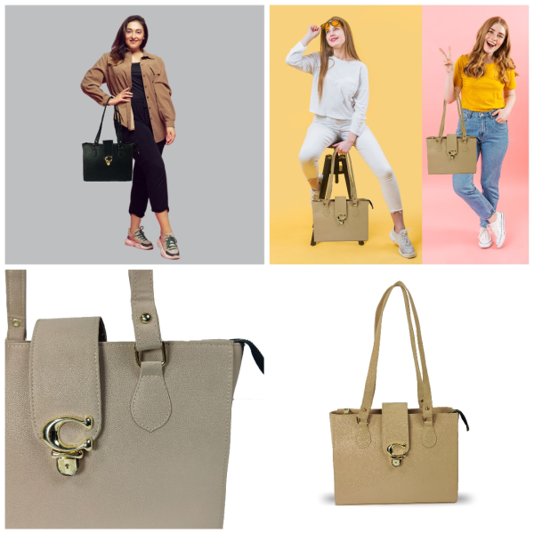 Versatile 2-Handle Shoulder Bag for Women – Convertible Tote & Purse for Every Occasion