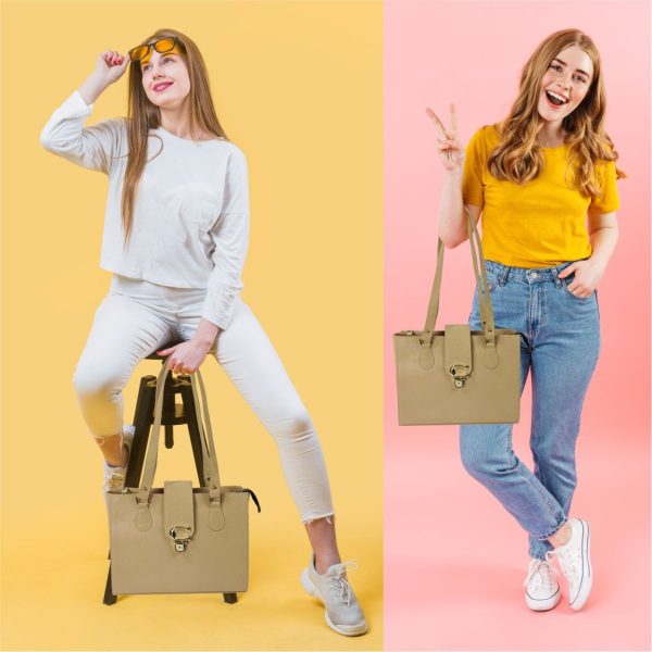 Versatile 2-Handle Shoulder Bag for Women – Convertible Tote & Purse for Every Occasion