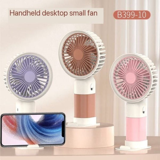 Rechargeable Portable Fan - 3-in-1 Handheld Mini Desk Fan with USB Charging